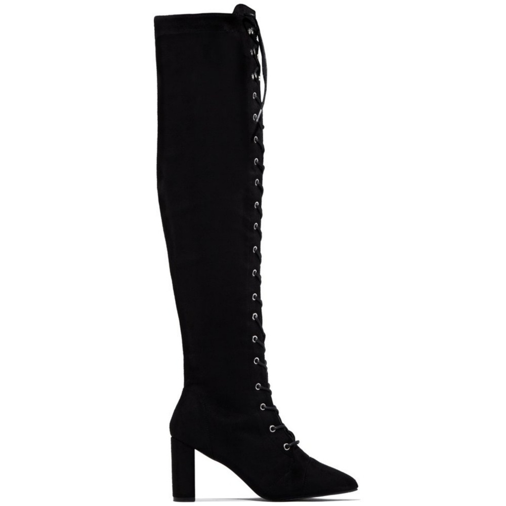𝙇𝙖𝙨𝙩 𝙎𝙞𝙯 8 🖤Laced In Love Boot - Black - Picture 2 of 8